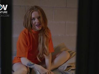 In this weeks episode of POV, Madi Collins plays a hot to trot prisoner.