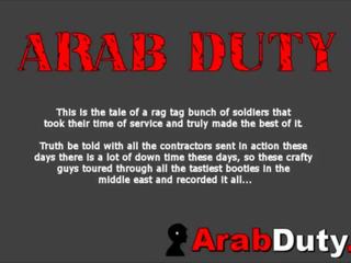 Arap fahişe getirdi geri için soldier baz için patron