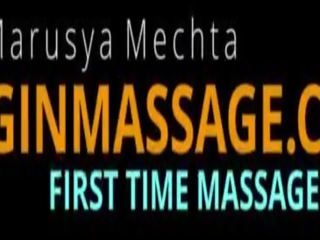 בתולה נוער תכונה marusya mechta massaged על ידי פנטסטי צעיר נְקֵבָה