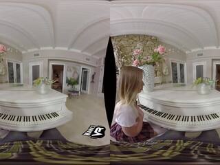 Young woman Seduces Her Piano Teacher! (VR)