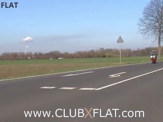 Clubxflat- motard diva towed 10 min après breakdown: gratuit x évalué film ba