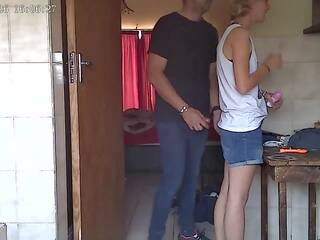 Spycam Caught My companion Cheating with My 18 Year Old Stepsister | xHamster