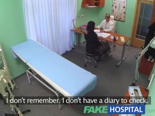 Fakehospital intern starts sure patient is well checked over adult film klip