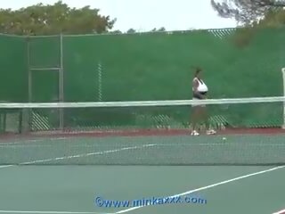 Minka - totalmente nudo tennis 2010, gratis adulti clip 82