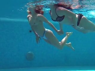 Jessica et lindsay nu nage en la billard: hd x évalué vidéo avant jc