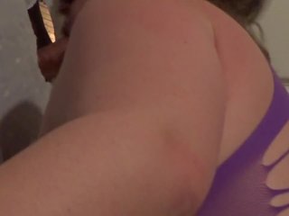 BBW Cuckold Wife 1st majesty Hole Try BBC N Hubby Homemade
