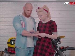 Misha Cross bewitching Polish Blonde libidinous Pussy Fuck With young man - VIPSEXVAULT x rated film clips