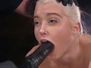 Young Blonde strumpet in Diabolical Device Bondage: HD sex 0d